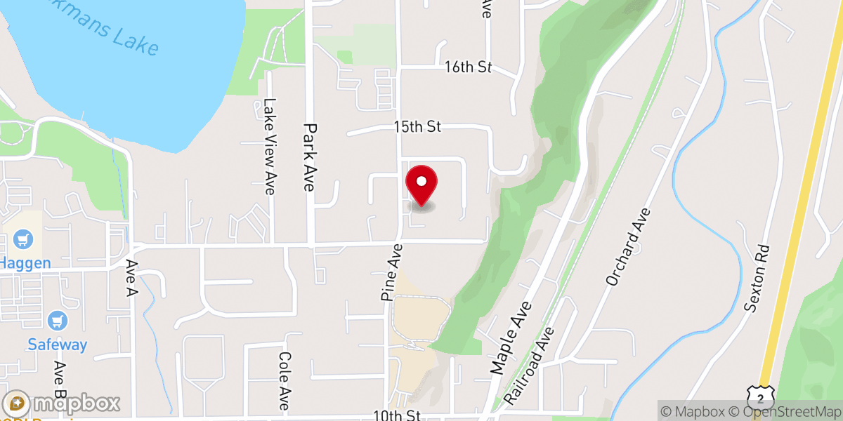 Map showing location of Christ the King Lutheran Church and Preschool