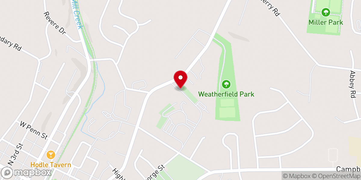 Map showing location of Neumann Hall