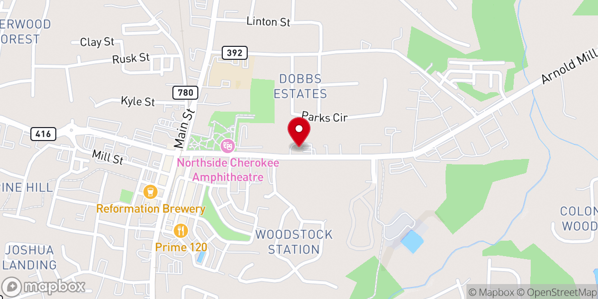 Map showing location of Vida City Church
