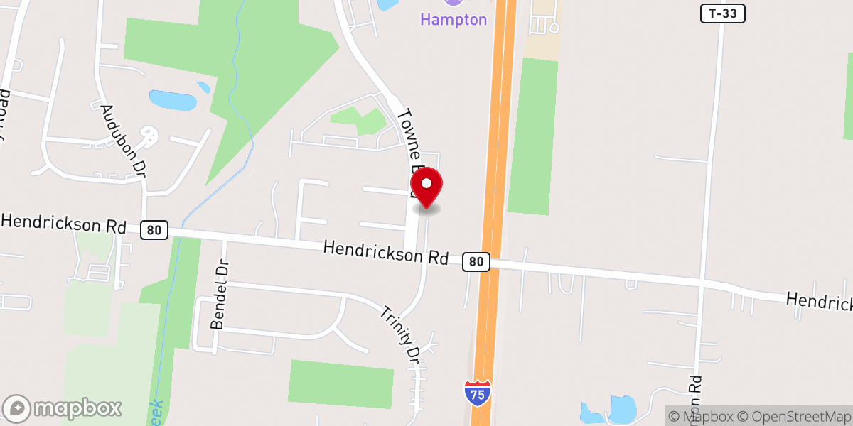 Map showing location of Axis Christian Church - Middletown