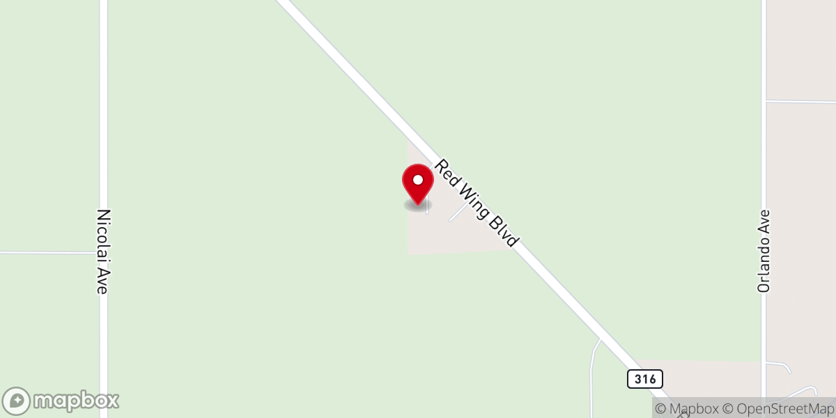Map showing location of Living Word Assembly of God