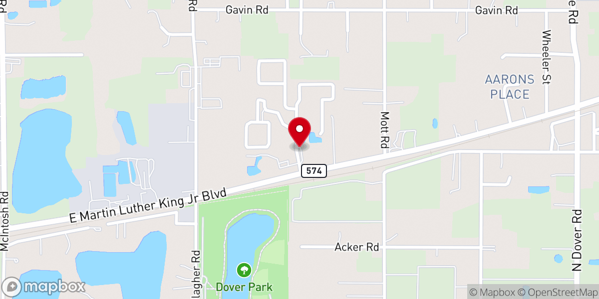 Map showing location of Food bank ( voluntary)