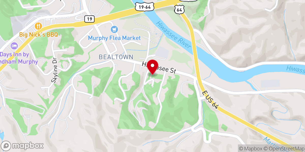 Map showing location of Watch & Pray Ministry
