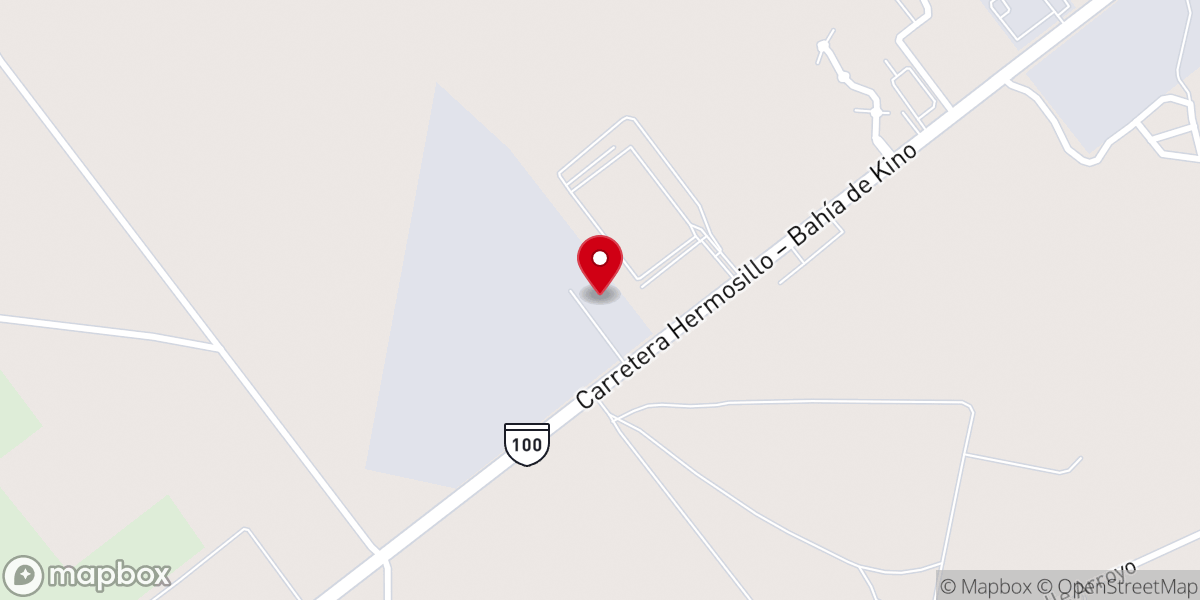 Map showing location of Sendero de Vida