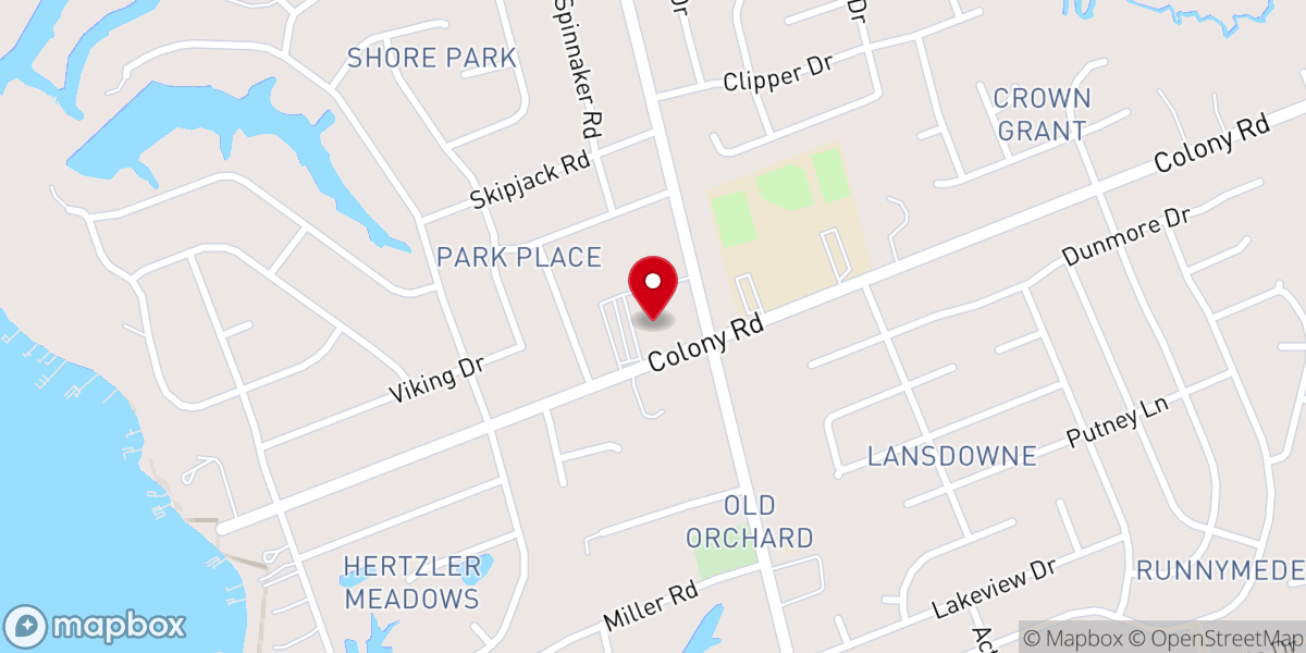 Map showing location of Manna Church Newport News