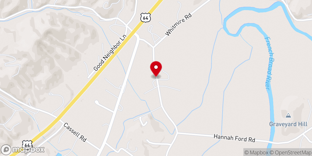 Map showing location of Stamey Troy A