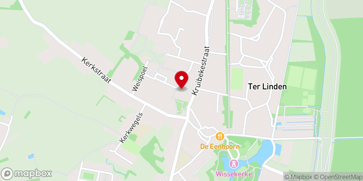 Map showing location of Kapel Oud Hospitaal