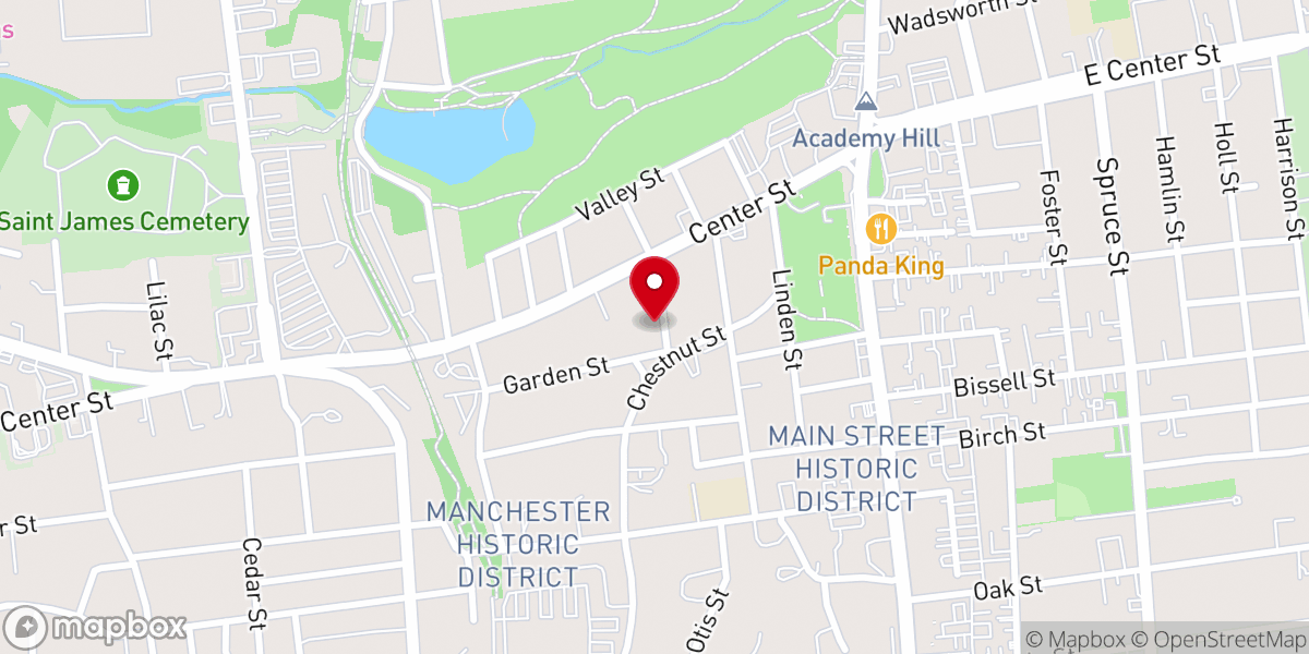Map showing location of Manchester Spanish SDA Church
