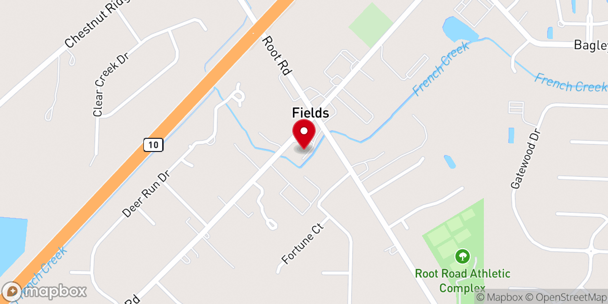 Map showing location of Faith Baptist Temple