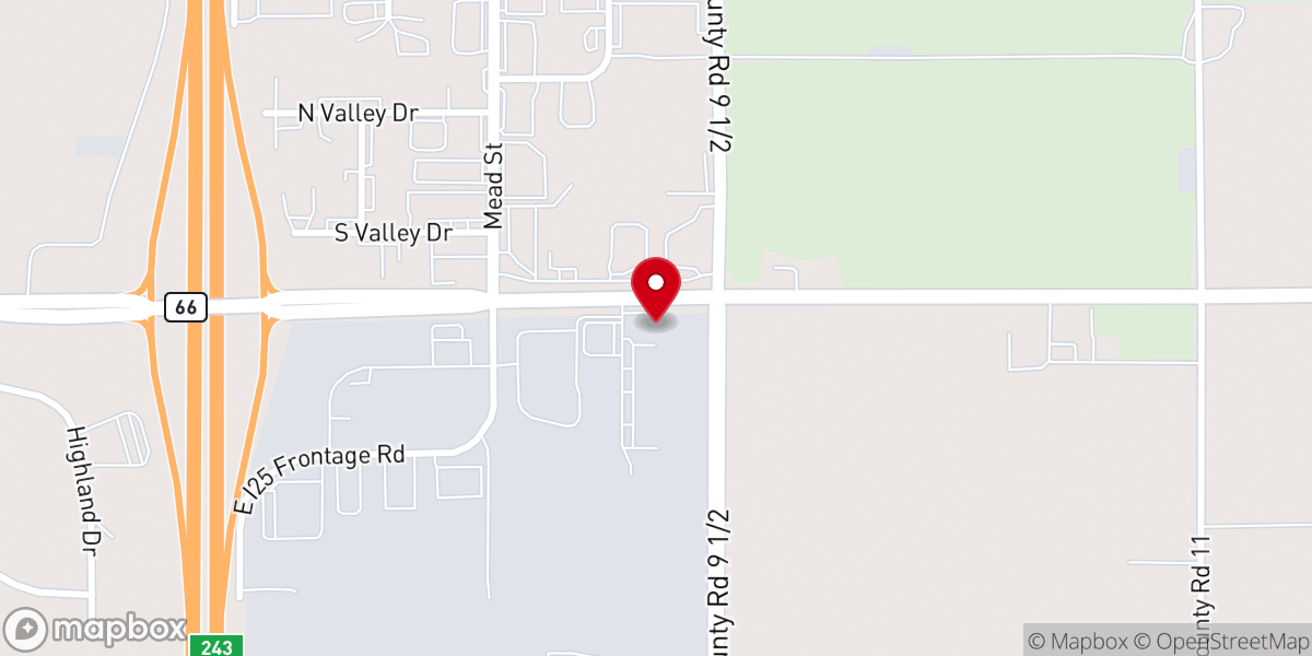 Map showing location of Abundant Life Church