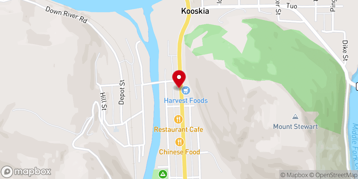 Map showing location of Idaho Sheriffs Department