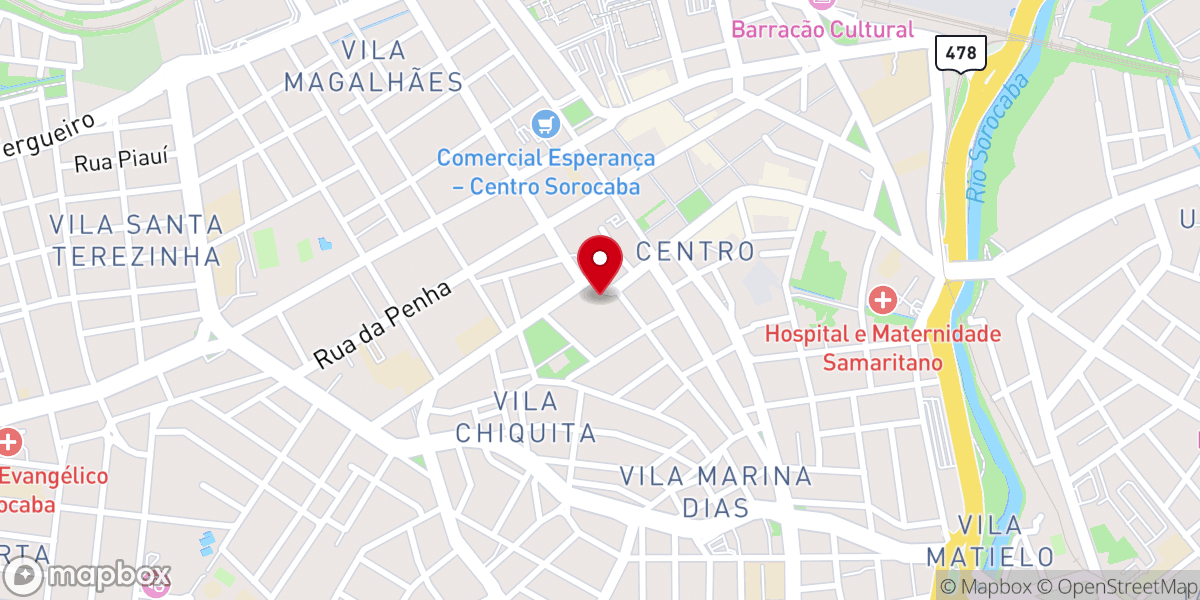 Map showing location of Mosteiro de São Bento