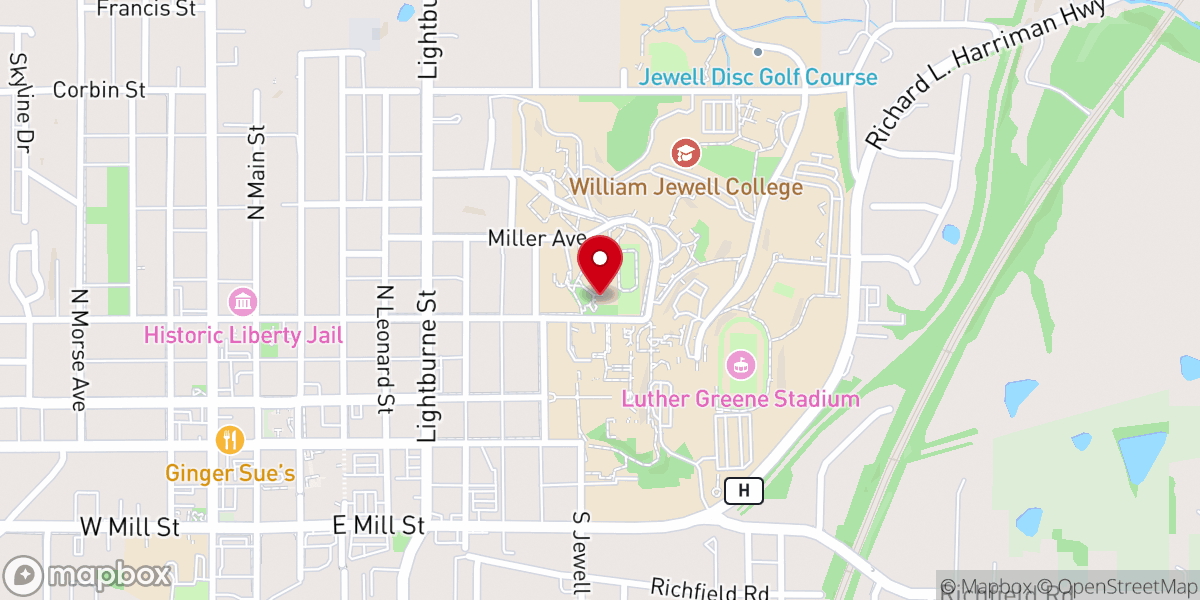 Map showing location of Grand River Chapel