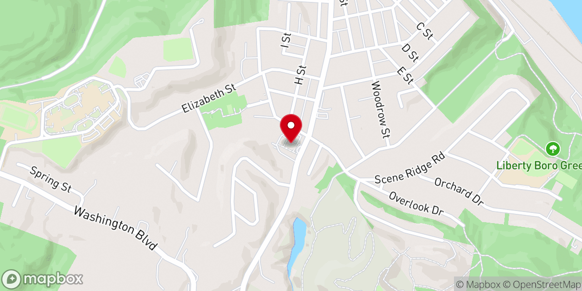Map showing location of St. Eugene Church - Saints Joachim and Anne Parish