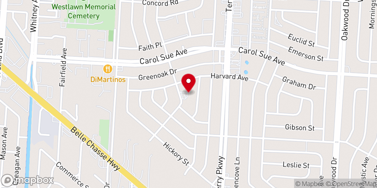 Map showing location of Heritage Bible Church
