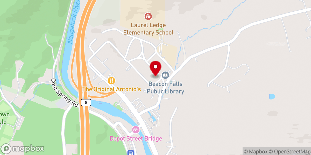 Map showing location of St. Michael Roman Catholic Church