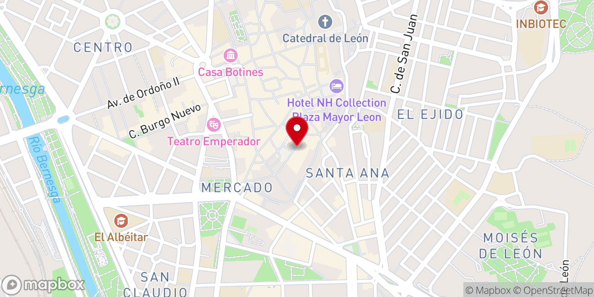 Map showing location of Capilla de las Carbajalas