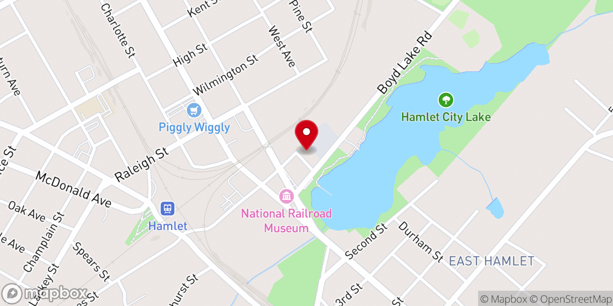 Map showing location of St Peters United Methodist Church