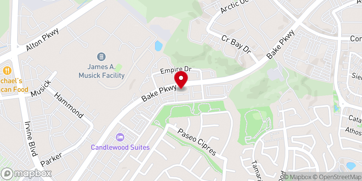 Map showing location of House of Glory Church