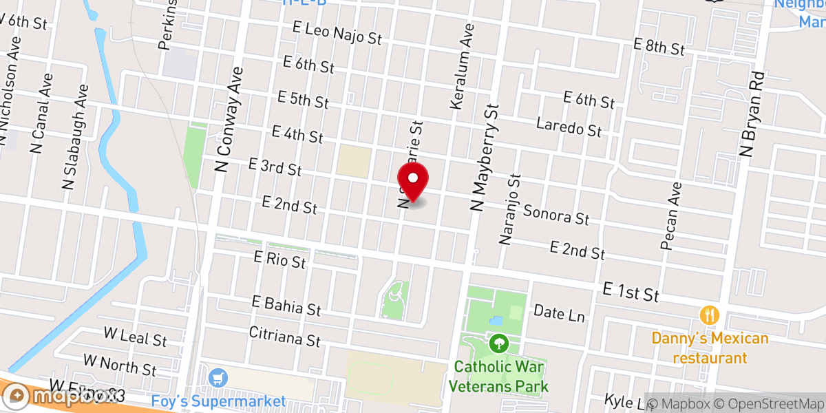 Map showing location of Apostolic Assembly - Triumphant Life Church
