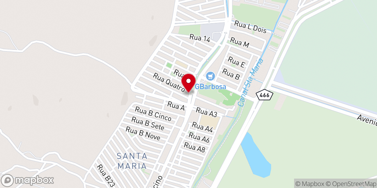 Map showing location of Igreja Pentecostal Aliança de Deus