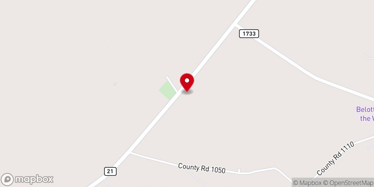 Map showing location of New Energy Church