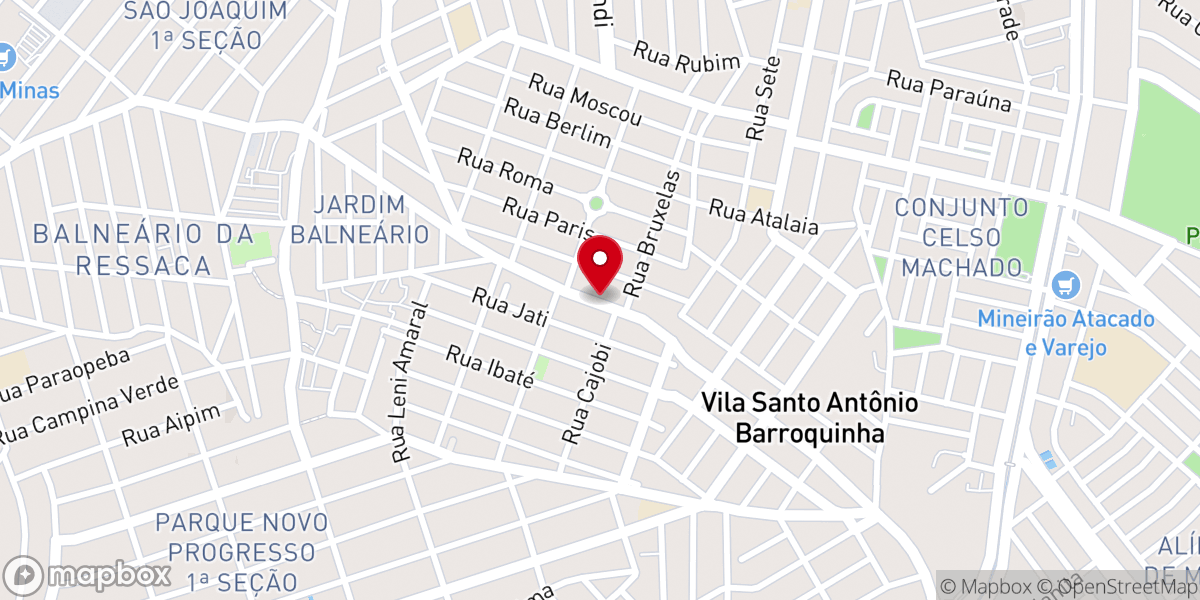 Map showing location of Igreja Pentecostal Fonte Do Avivamento