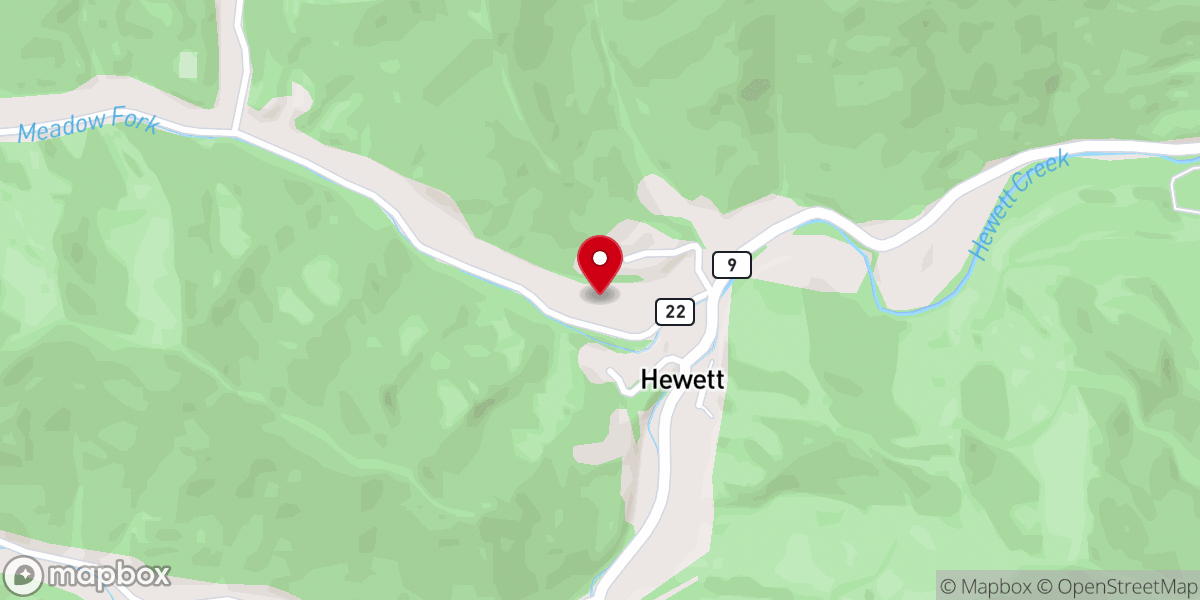 Map showing location of Spencer Chapel United Methodist Church