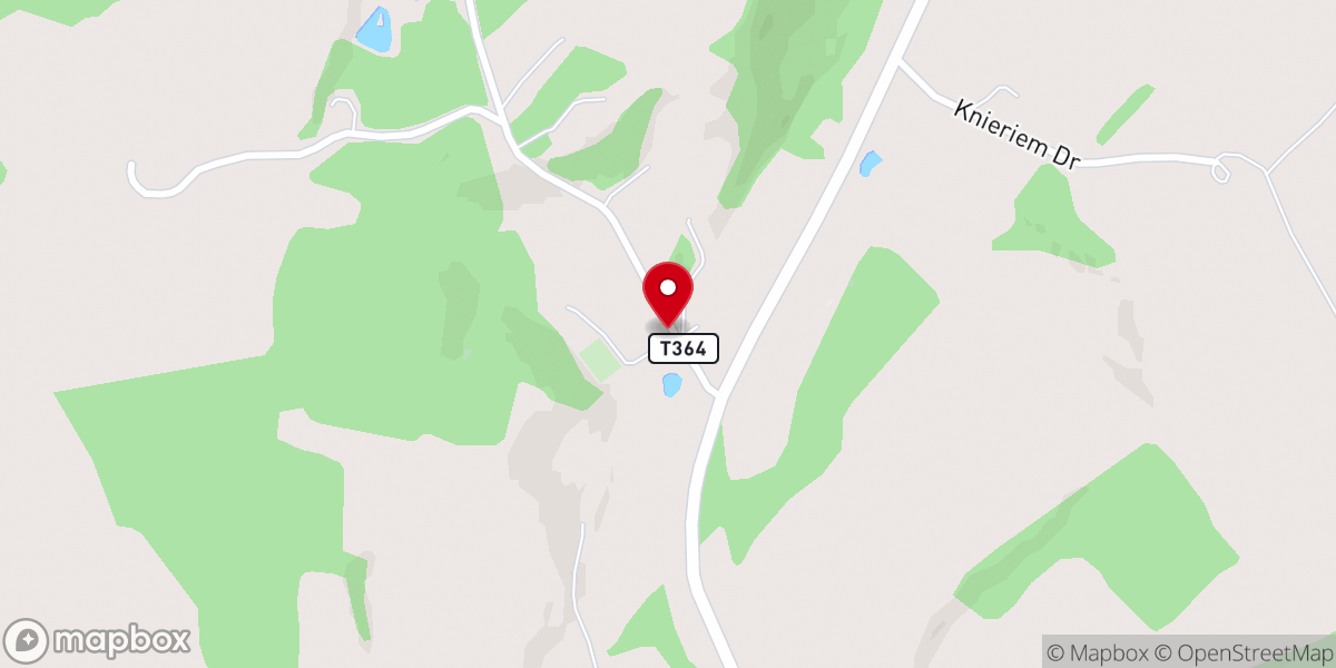 Map showing location of Hostetler Church of the Brethren
