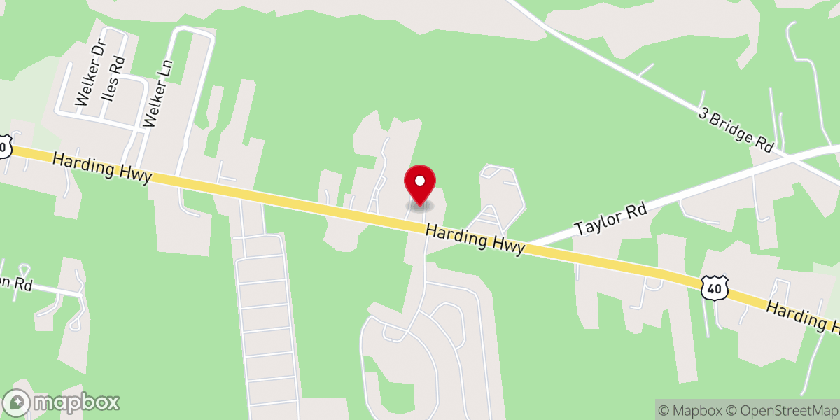 Map showing location of Christ Community Baptist