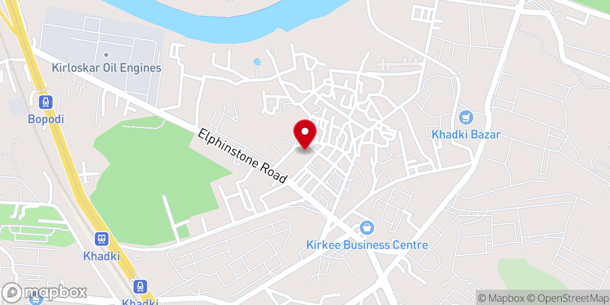 Map showing location of St. Mary’s Church, CNI