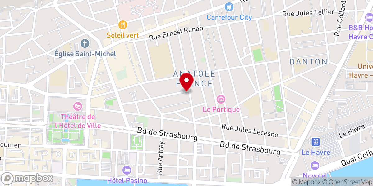 Map showing location of Église Adventiste Du Septième Jour