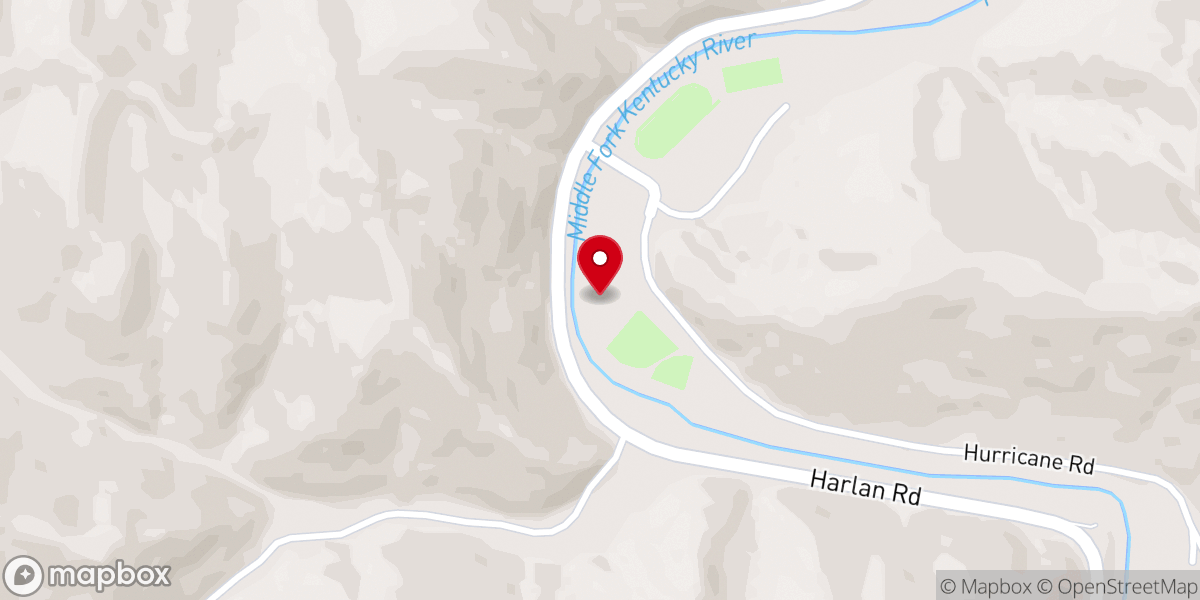 Map showing location of Bobby Osborne Pavilion