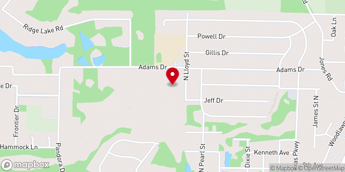 Map showing location of Catholic Care Center