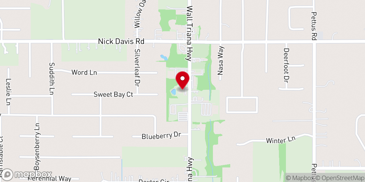 Map showing location of Lighthouse Baptist Church