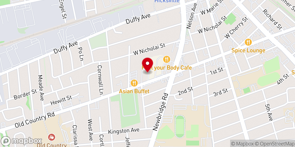 Map showing location of Christian Life Center