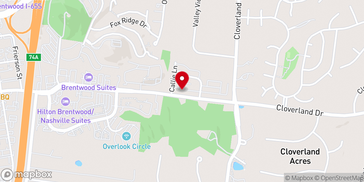 Map showing location of Callie - Grove Park
