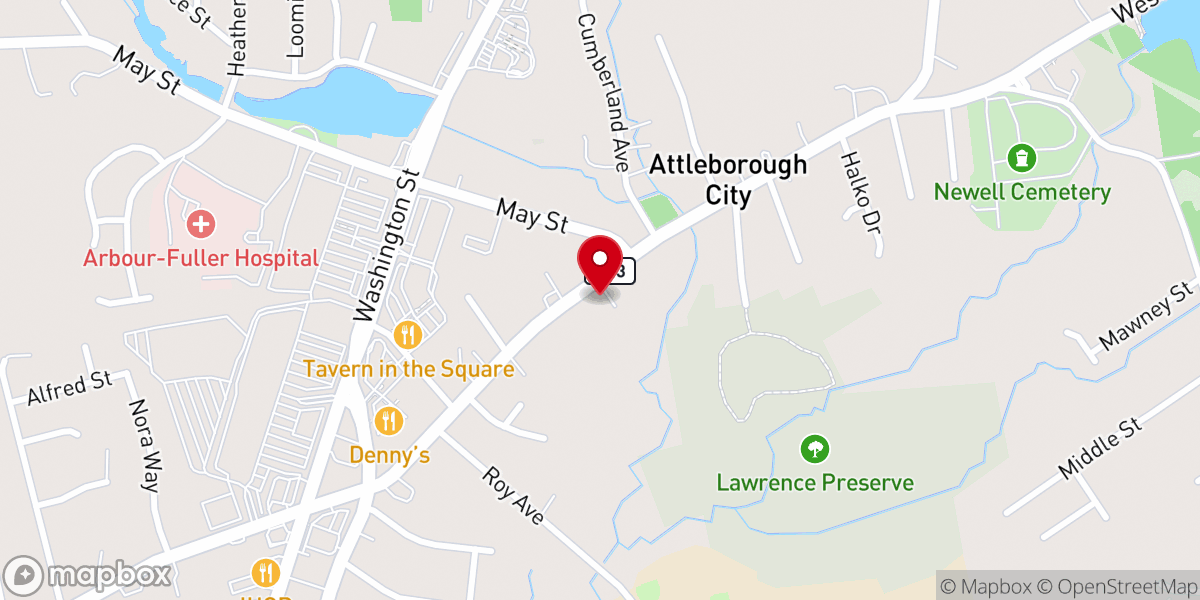 Map showing location of Bethany Village Fellowship