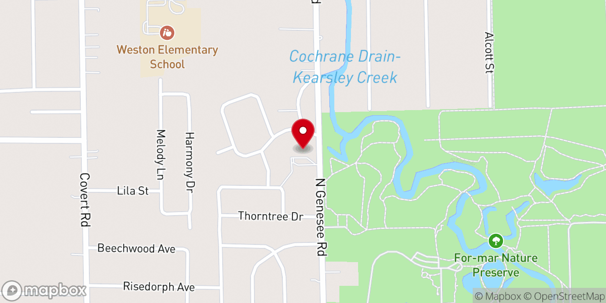 Map showing location of Calvert Park Community