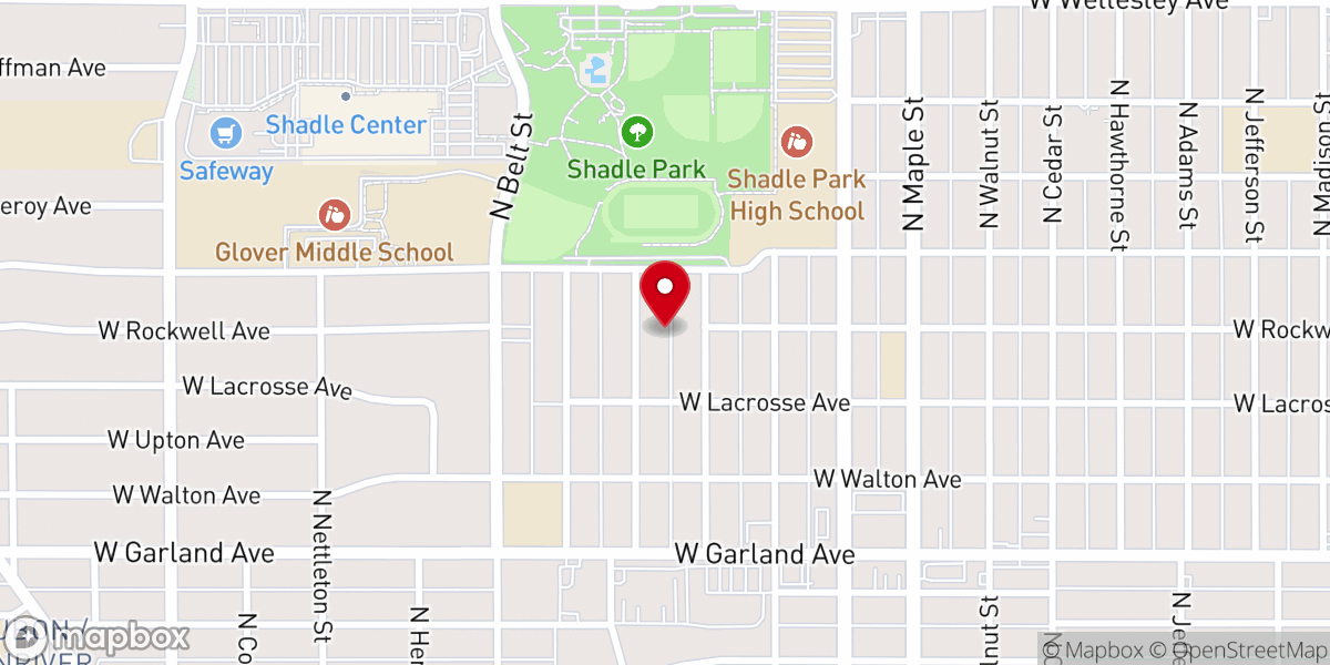 Map showing location of Open Heart Chapel