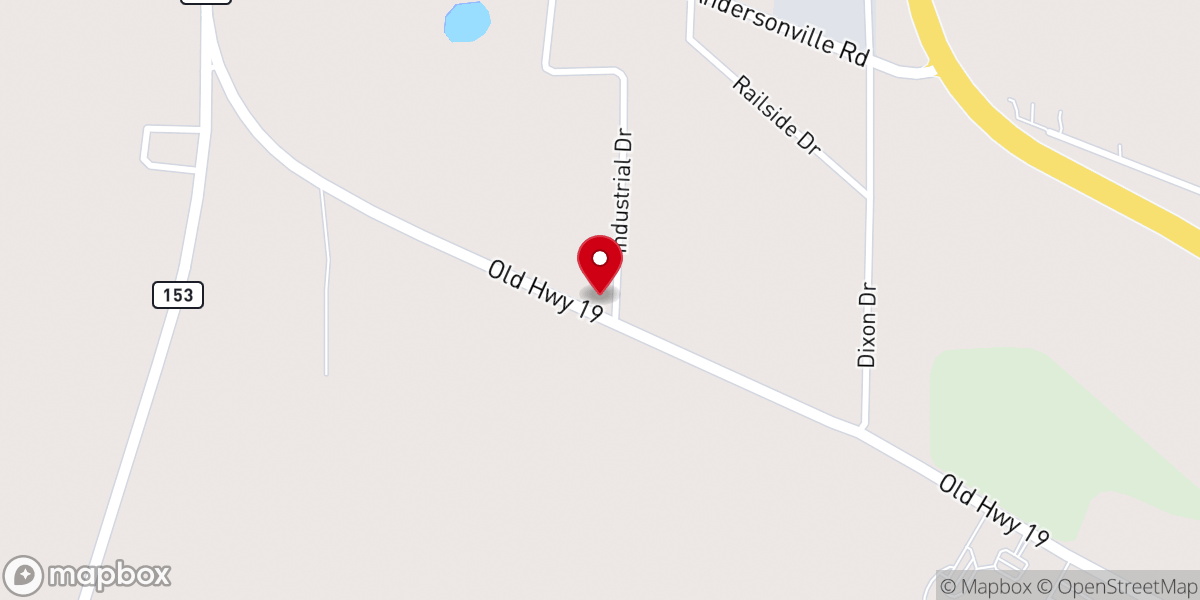 Map showing location of Overflow Worship Center