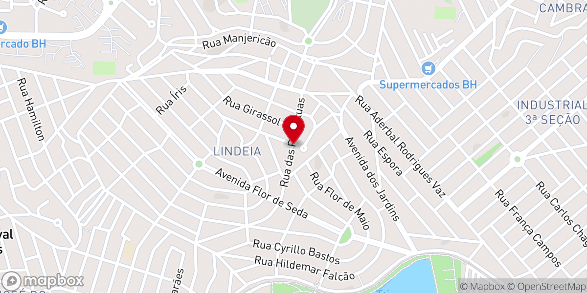 Map showing location of Igreja Pentecostal Navegando no Espírito