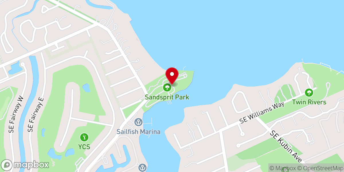 Map showing location of Sandsprit Park