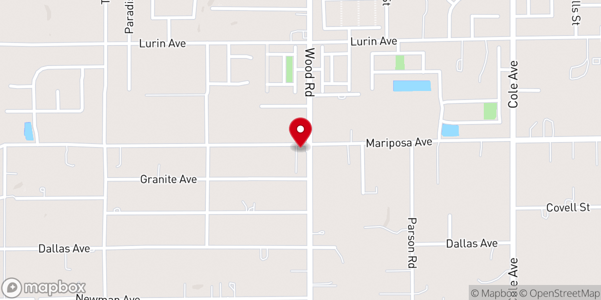 Map showing location of Mt Moriah Baptist Church