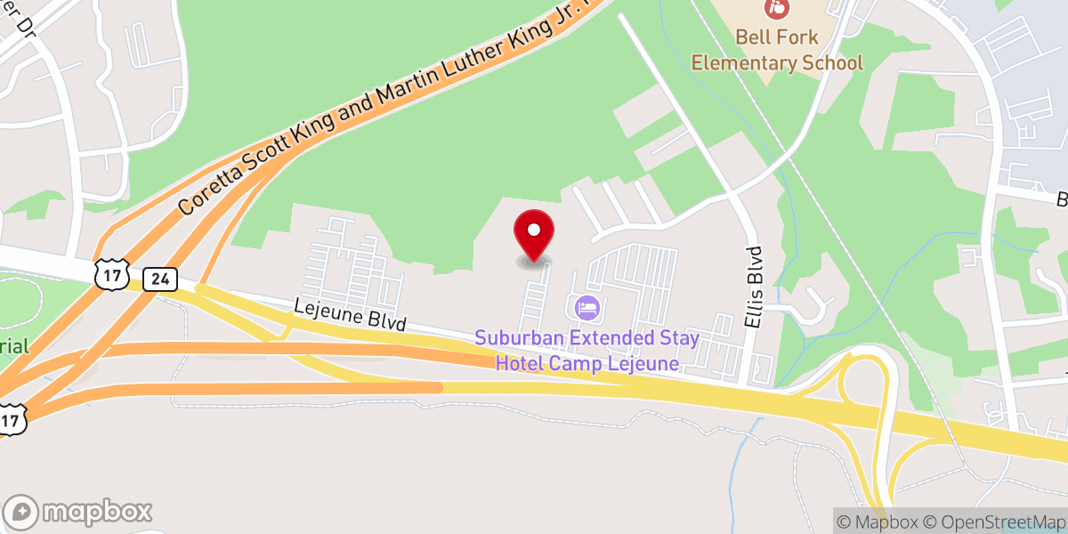 Map showing location of Discovery Church International