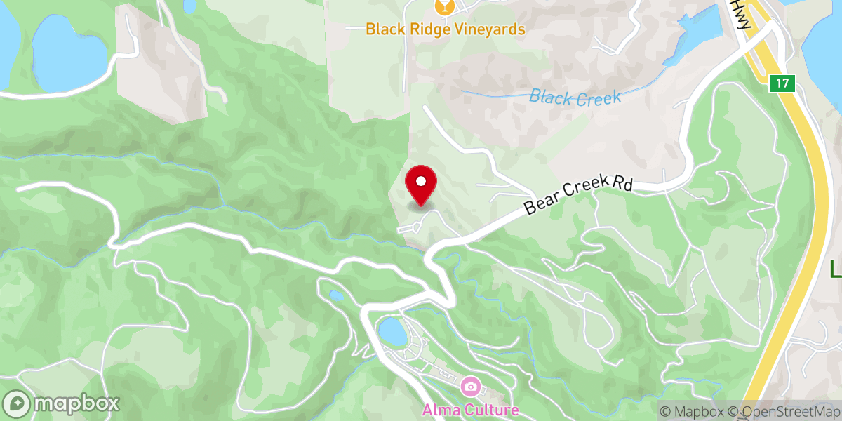 Map showing location of St. Aloysius Retreat House