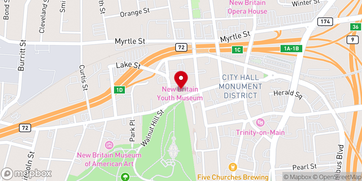 Map showing location of Deeper Life Bible Church