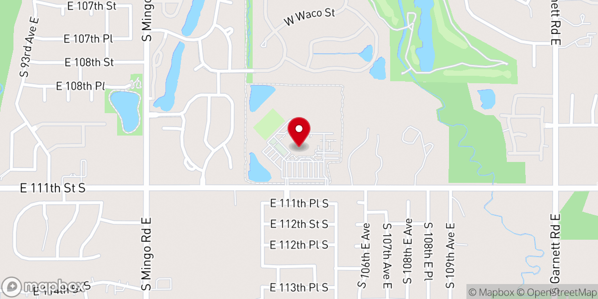 Map showing location of Evergreen Learning Center