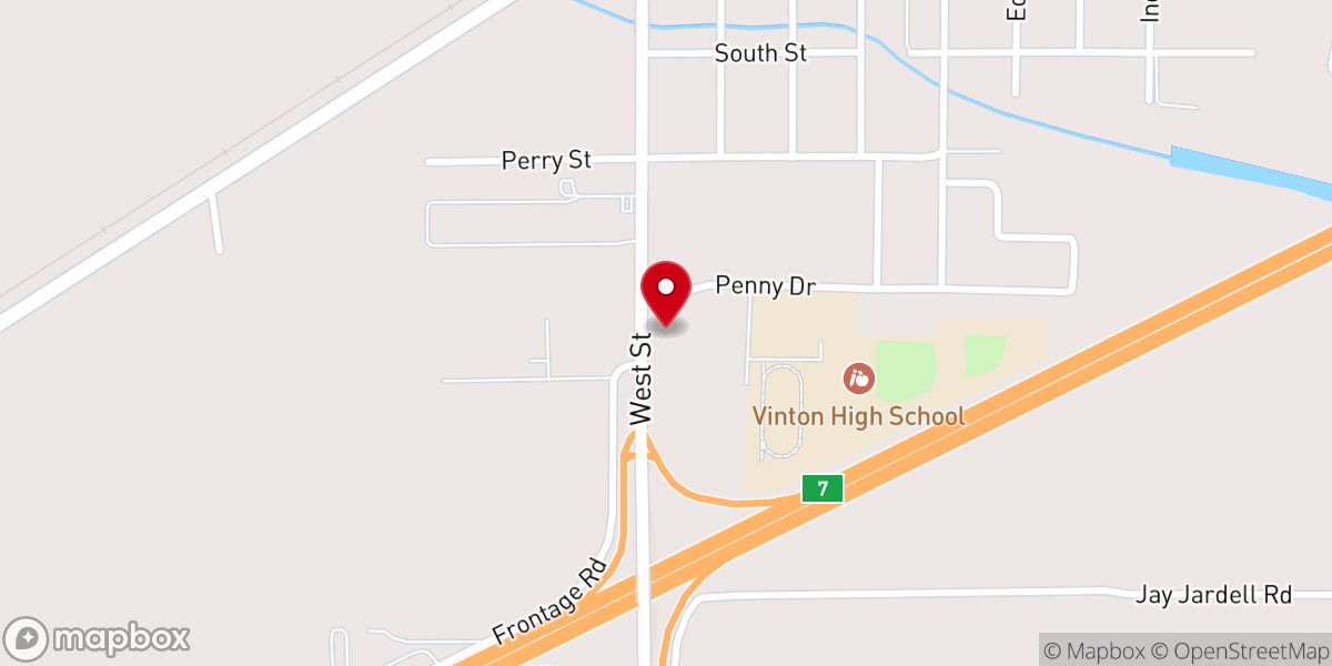 Map showing location of Community Of Grace