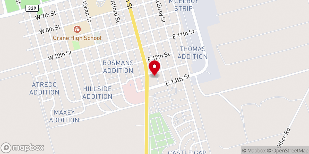 Map showing location of Ekklesia-Crane
